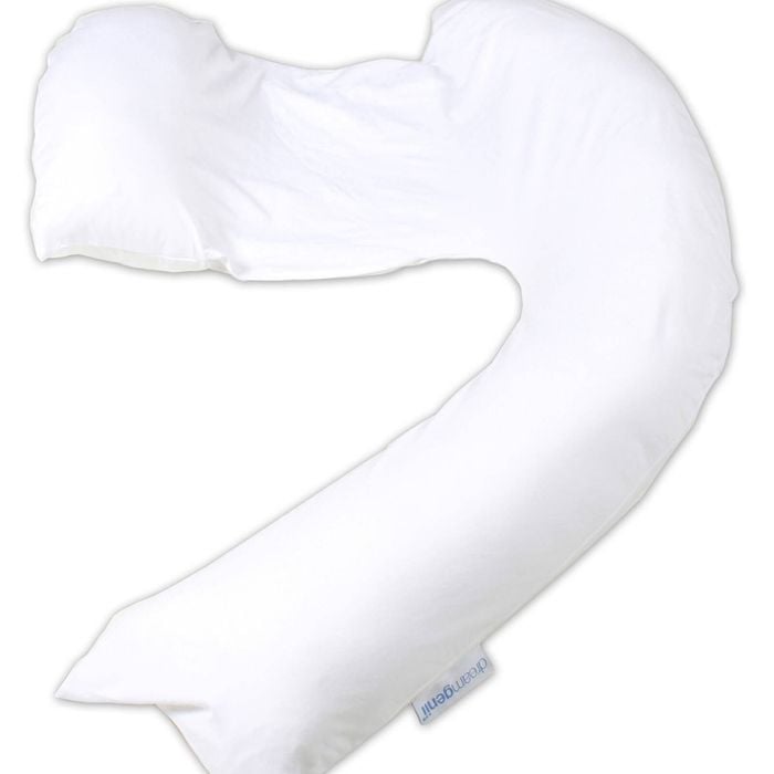 Dreamgenii Nursing Breast Feeding Pregnancy Support Pillow - White