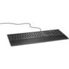 Dell Multimedia Keyboard (us English) - Kb216 - Black; Retail Packaging - Play/pause, Rewind, Fast-forward