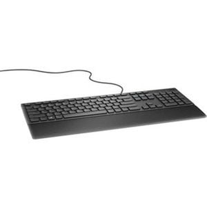 Dell Multimedia Keyboard (us English) - Kb216 - Black; Retail Packaging - Play/pause, Rewind, Fast-forward