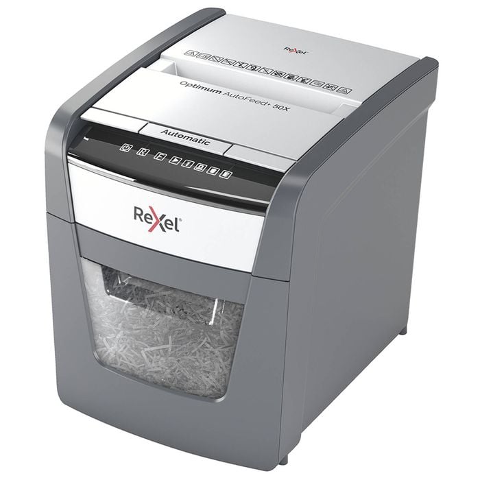 Rexel Optimum Auto+ Shredder 50x Cross