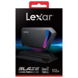 Lexar Blaze SL660 Portable Solid State Drive 500GB SSD up to 2000MB/s read