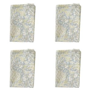 4PK LVD Cotton Stonewash 45cm Square Table Napkin - Artichoke Blue