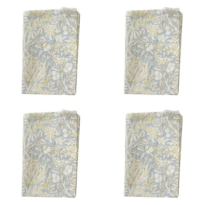 4PK LVD Cotton Stonewash 45cm Square Table Napkin - Artichoke Blue