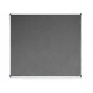 Corporate Felt Pinboard Aluminium Frame 900x900mm Grey