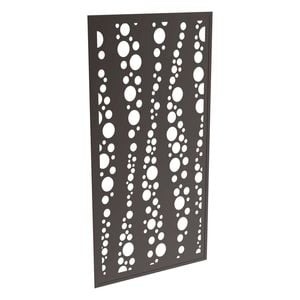 ProtectorAl 300-940w x 941-1840h Black Bubbles Framed Composite Decorative Panel