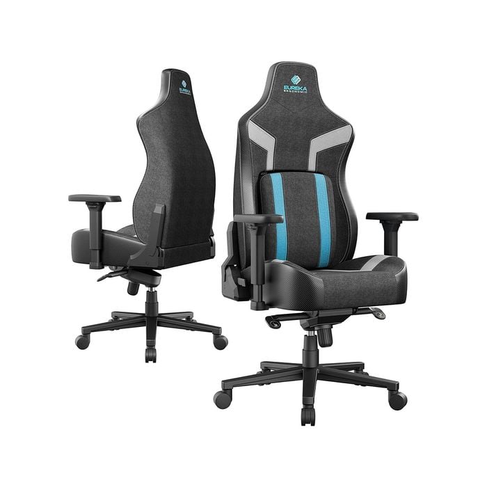 Eureka GC08 Python II Series Ergonomic Chair -Black/Blue - Bunnings ...