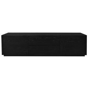 Gatsby 2 Door 2 Drawer Entertainment Unit (Black)