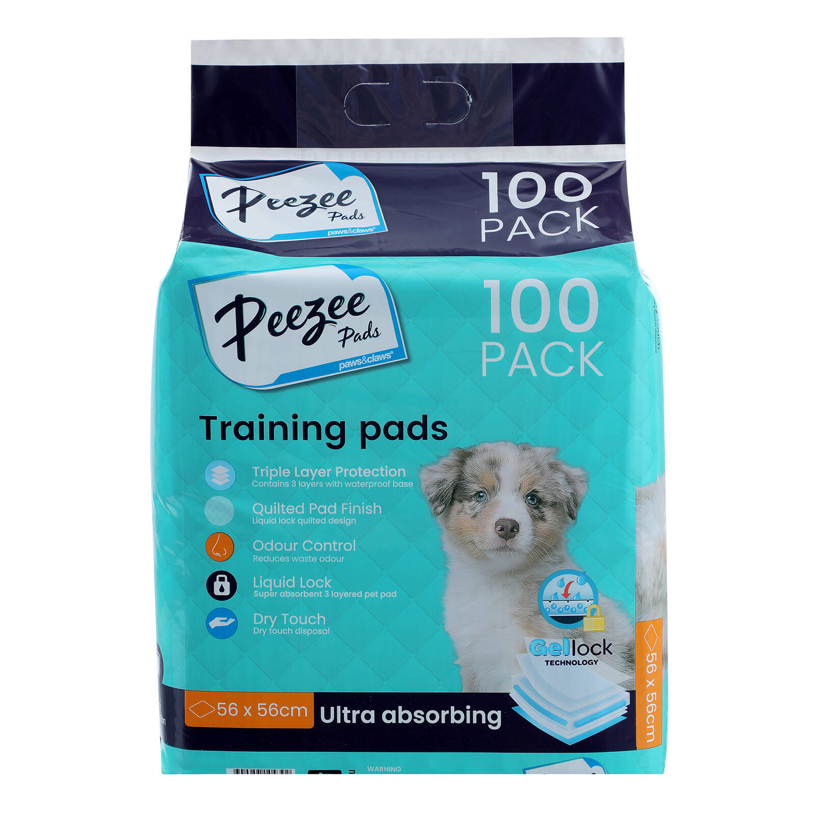 Bunnings Paws And Claws Training Pads Paws Claws 56 X 56cm