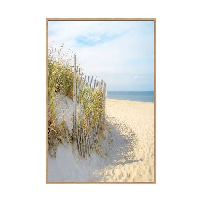 Artey | Sandy Neck - Framed Canvas - Natural Frame - 40 x 60cm