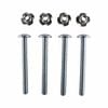 Everhang M10 x 100mm Zinc Plated Tee Nut and Bolt - 4 Pack