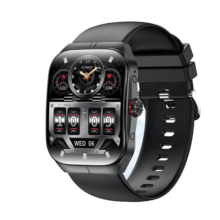 HD Smart Watch with GPS Black
