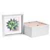 Nicola Spring 10" X 10" White 3d Box Photo Frames - 8" X 8" Mount - Pack Of 5