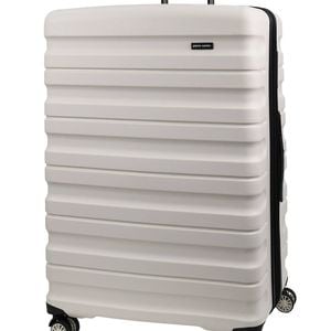 Pierre Cardin 4 Wheel Large Hard-Shell Suitcase Travel Luggage 80cm Snow