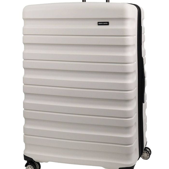 Pierre Cardin 4 Wheel Large Hard-shell Suitcase Travel Luggage 80cm Snow