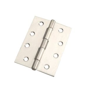 Lane 100mm Satin Stainless Steel Fixed Pin Butt Hinge