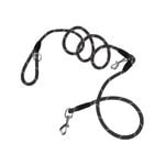 SOGA 220cm Double Ended Pet Leash – Black