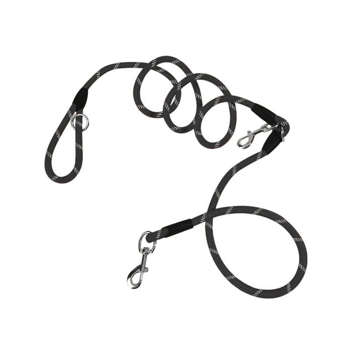 SOGA 220cm Double Ended Pet Leash – Black