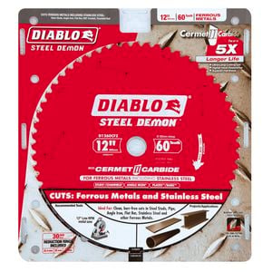 Diablo 305mm 60T Steel Demon Ferrous Metals Circular Saw Blade