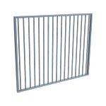 ProtectorAl 1201 - 1500 x 1200mm Deep Ocean Aluminium Garden Gate Flat Top