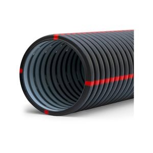 Marley 160mm x 45m Drainflo Corrugated Drainage Pipe Smooth Heavy Duty