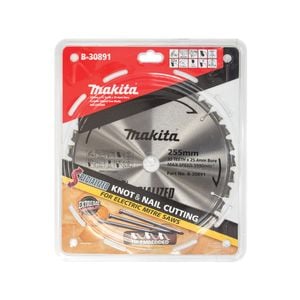 Makita 255mm x 25.4mm x 32T Knot And Nail TCT Saw Blade 