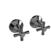 Ezyfix Chrome Classic Wall Taps 2810-02 LF