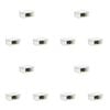 12PK Lemon & Lime 460ML Fresh Seal Canister Food Storage - White