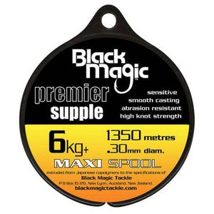 Black Magic Premier Supple Monofilament Fishing Line 6kg+ (1350m)