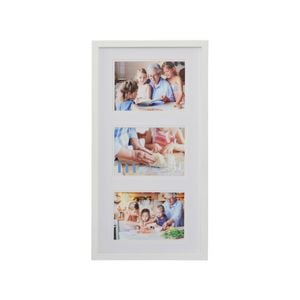 Home+wares 10x20" With 3-5x7" Openings White Photo Frame - Pack Of 4