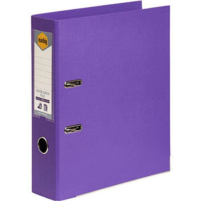 Marbig Lever Arch File 75mm (A4) (Purple)