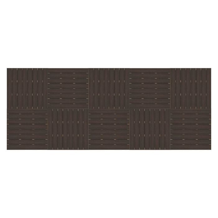 Good Times Decking 200-365 x 2288 x 5720mm Estate Brown Ekodeck 10 Module Kit