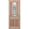 Woodcraft 2040 x 820 x 40mm Entrance Door Hamlett Teardrop TG Glass
