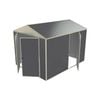 Build-a-Shed 2.3 x 3.0 x 2.3m Gable Single Hinged Side Door Shed - Grey