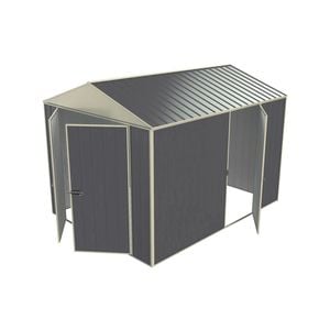 Build-a-Shed 2.3 x 3.0 x 2.3m Gable Single Hinged Side Door Shed - Grey