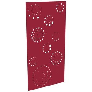 ProtectorAl 300-1200 x 1201-2400mm Dark Red/Gloss White Fireworks Unframed Composite Deco Panel