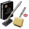 Gourmet Easy  Grill Cleaning Brush  2-in-1 Stainless Steel, BBQ Cleaner Tool