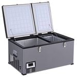 80L Glacio Portable Fridge Freezer Camping Cooler Dual Bins