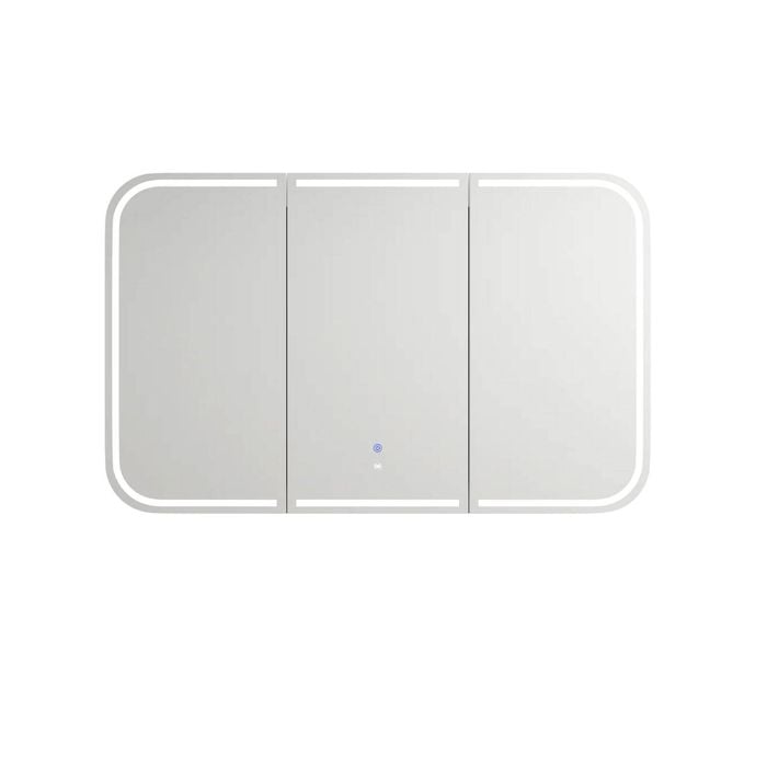 Attica 1200mm Matte White Porta LED Shaving Cabinet With Powerpoint / USB-C