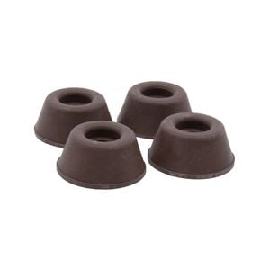 Surface Gard 22mm Brown Round Screw-In - 4 Pack