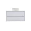 Rick McLean's White 900mm Tradie Bonza Vanity Unit