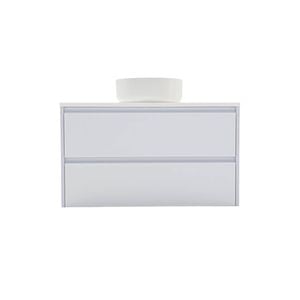 Rick McLean's White 900mm Tradie Bonza Vanity Unit