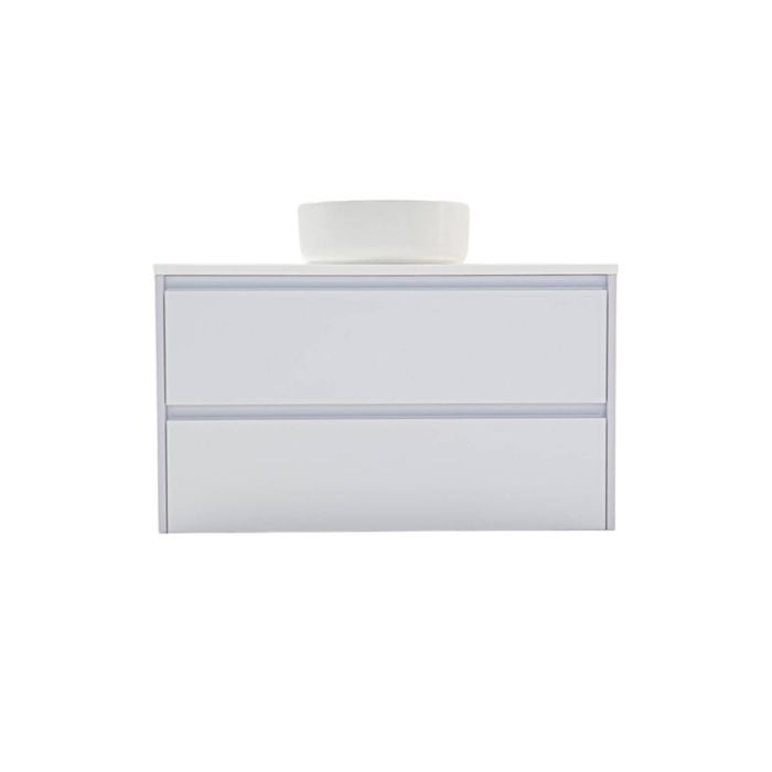 Rick McLean's White 900mm Tradie Bonza Vanity Unit