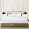 Royal Comfort 1000GSM Luxury Bamboo Mattress Topper Single White