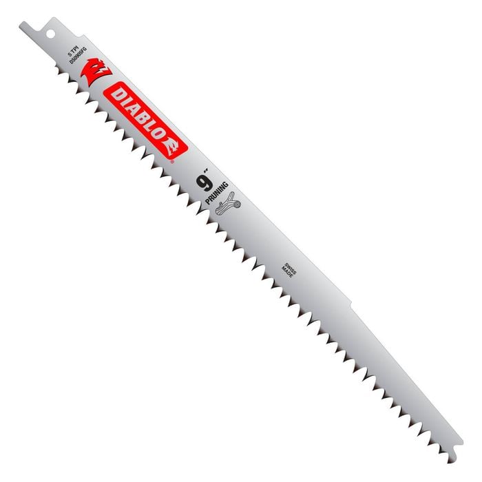 Diablo 9" Fleam Ground Reciprocating Saw Blade for Pruning
