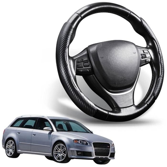 Segmented Steering Wheel Cover for Audi A4 S4 RS4 2001 - 2008 (B7, B6)