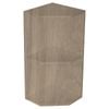 Kaboodle Maplenut Modern Open End Wall Cabinet