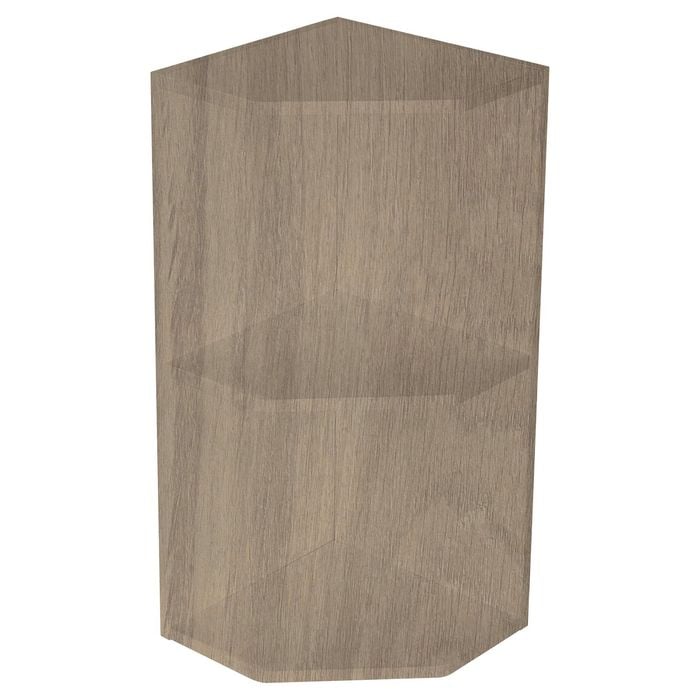 Kaboodle Maplenut Modern Open End Wall Cabinet