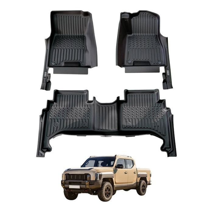 AUSGO 7D Car Floor Mats for KIA Tasman 2025-Onwards All-Weather Floor Liners
