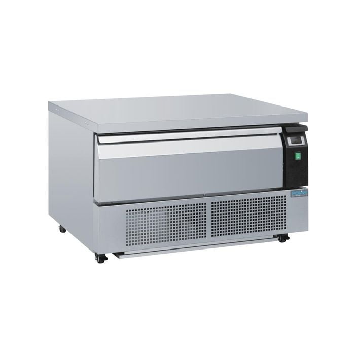 Polar U-series Single Drawer Counter Fridge Freezer 2xgn - Chef Base Refrigerators (da994-a)