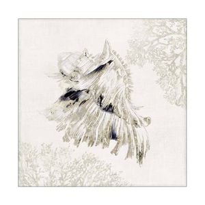 Artey | Silver Shell II - Stretched Canvas - Stretched Canvas - 84 x 84cm